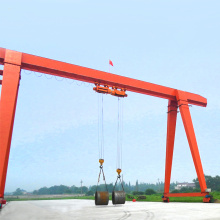 Electric single beam magnetic hanging outdoors gantry crane